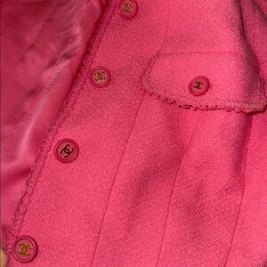 Authentic Chanel SZ 34 pink/melon jacket